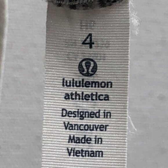LULULEMON athletica womens white sleeveless built in bra athletic tank top 4 - Picture 4 of 6